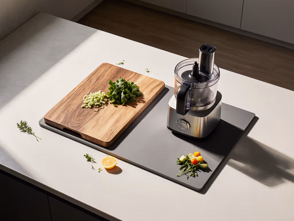 kitchen_workflow_with_main_wood_board_and_composite_feed_board_under_food_processor