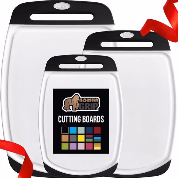 Gorilla Grip Reversible Cutting Board Set